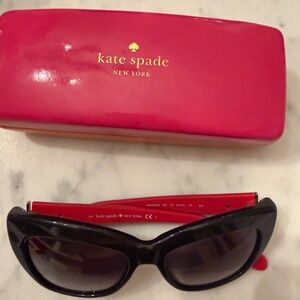 Kate Spade Black and Red Sunglasses